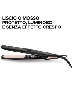 Bellissima Imetec Creativity Ion – Piastra Capelli Lisci o Mossi, Ionizzatore, Ceramica e Cheratina