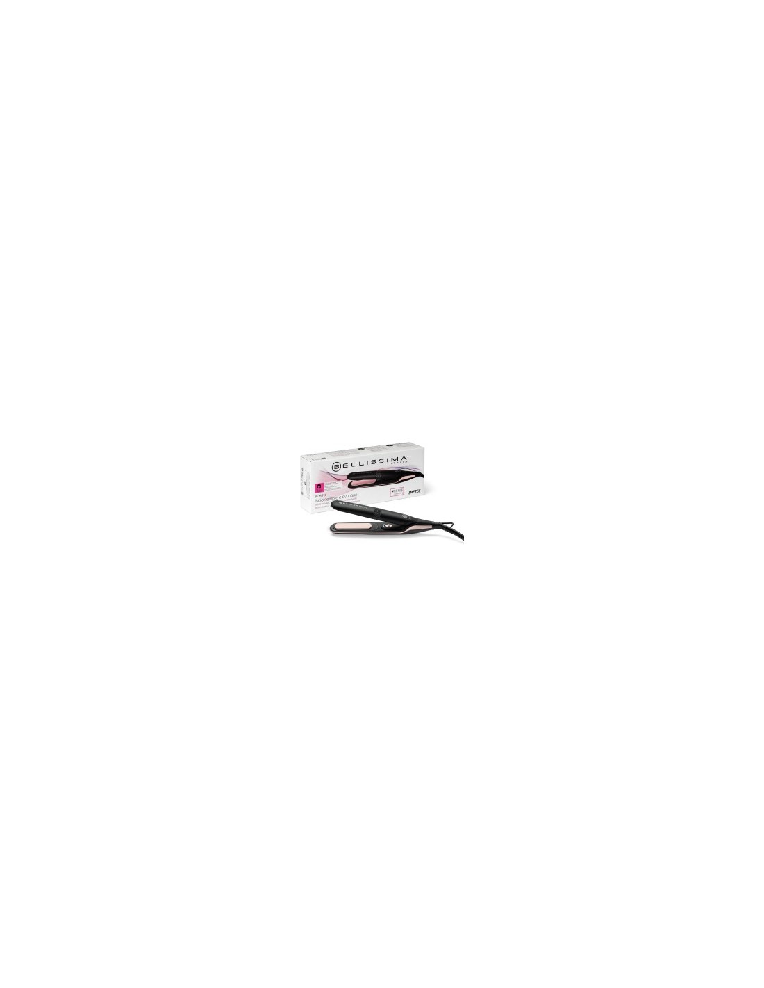 Bellissima Imetec B-Mini – Piastra Capelli da Viaggio, Compatta e Leggera, Ceramica