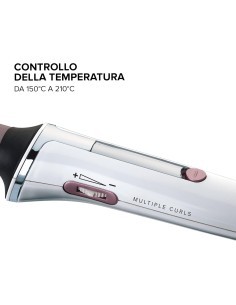 Bellissima Imetec GT15 200 – Ferro Arricciacapelli Conico, Rivestimento in Ceramica, 18–25 mm, 150–210°C