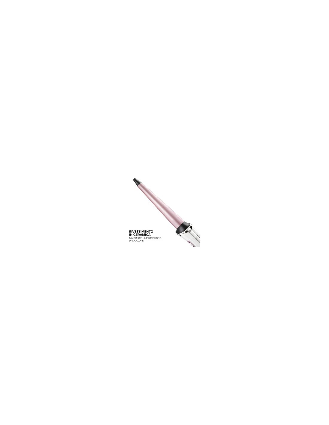 Bellissima Imetec GT15 200 – Ferro Arricciacapelli Conico, Rivestimento in Ceramica, 18–25 mm, 150–210°C