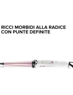 Bellissima Imetec GT15 200 – Ferro Arricciacapelli Conico, Rivestimento in Ceramica, 18–25 mm, 150–210°C