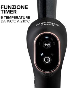 ARRICCIACAPELLI 11856 GLAM WAVES 64WBellissima Imetec Glam Waves – Ferro Arricciacapelli Conico