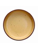 Piatto Fondo Tognana Urban Bruges Ocra Ø 18,5 cm in Stoneware – Stile Autunnale