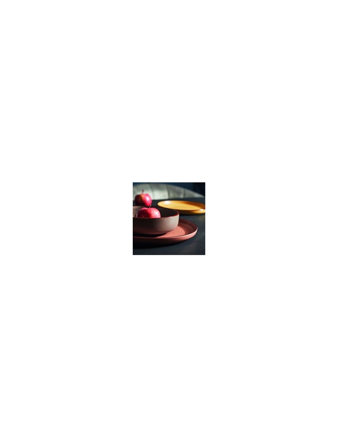 Tognana Bruges piatto piano 27 cm stoneware rosso mattone linea Urban