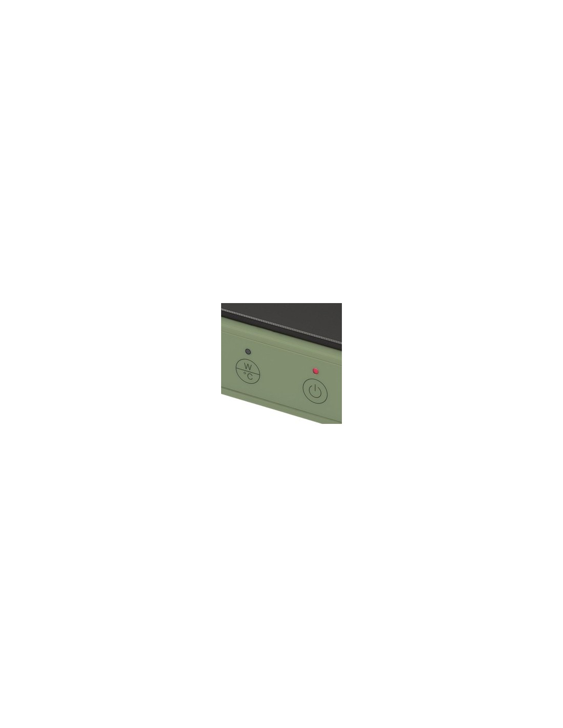 Tognana Iridea Piastra elettrica ad induzione 200-2000W colore verde salvia