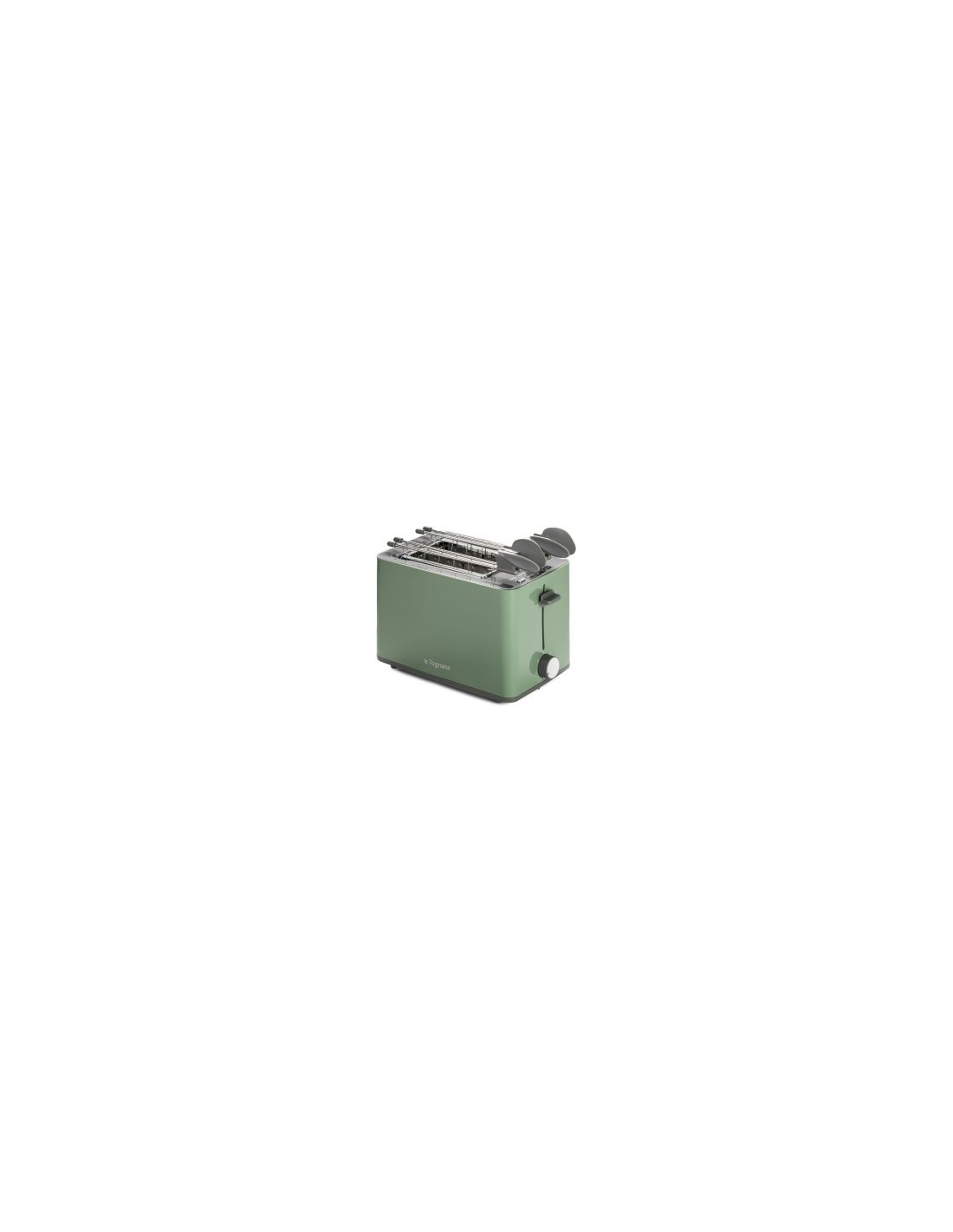 Tognana Iridea Tostapane con pinze 850W colore Verde Salvia