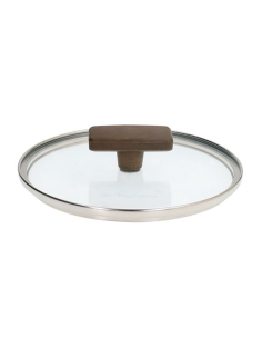 Coperchio in Vetro 24 cm Tognana Sintonia – Con Foro Vapore e Pomolo Soft Touch, Lavabile in Lavastoviglie