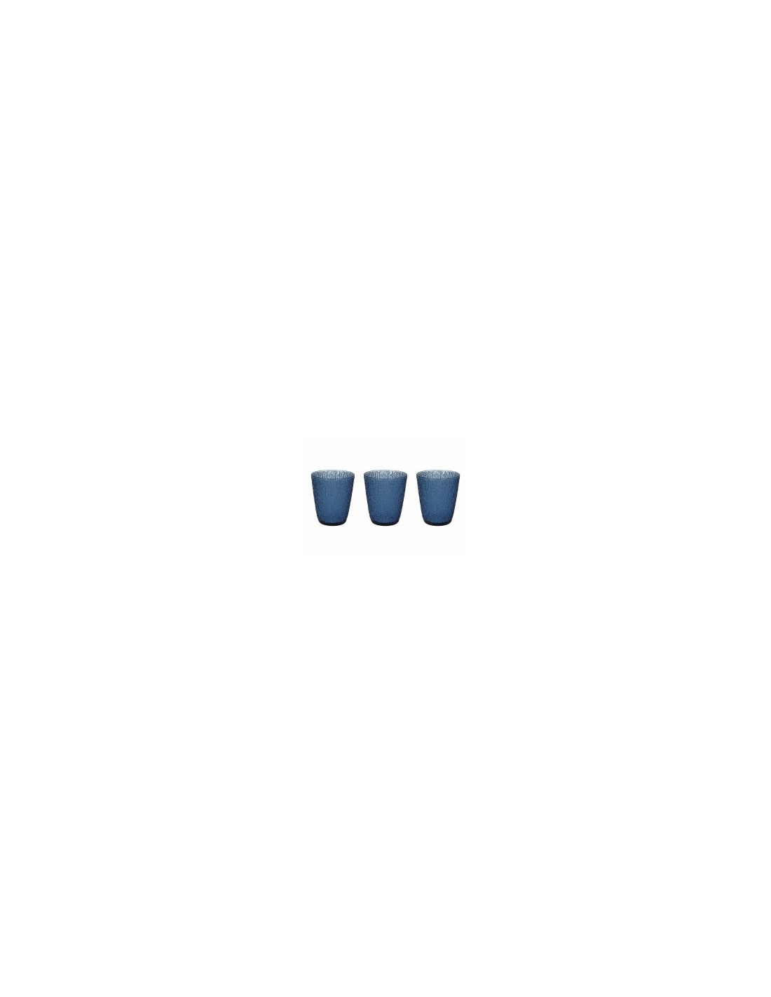 DAVOR CONF 3 BICCHIERI BLU 280CC su TreG Ingrosso