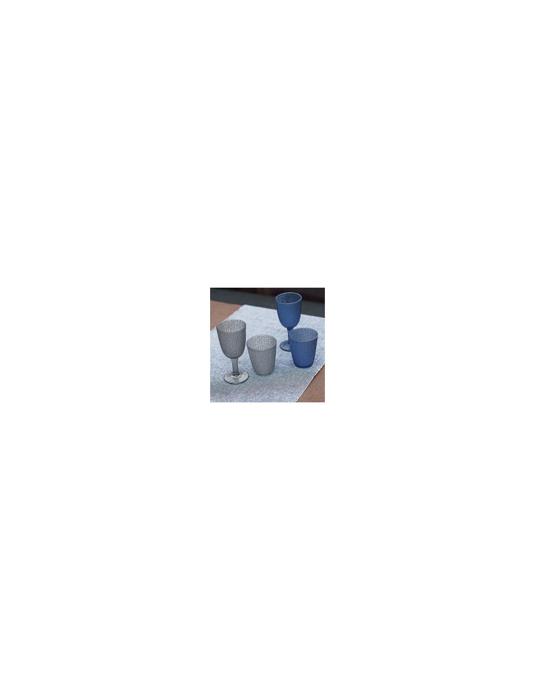 DAVOR CONF 3 BICCHIERI BLU 280CC su TreG Ingrosso