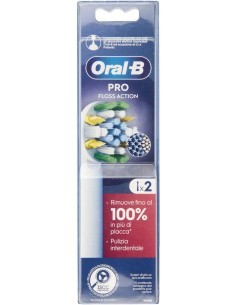 Oral-B Pro Floss Action Testine di Ricambio 2 Pezzi per Spazzolino Elettrico