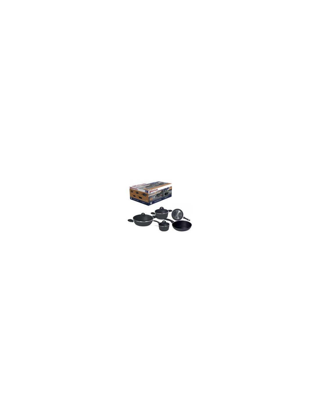 Aeternum Oriental Fusion Set Batteria di Padelle e Pentole 8 Pezzi Full Induction