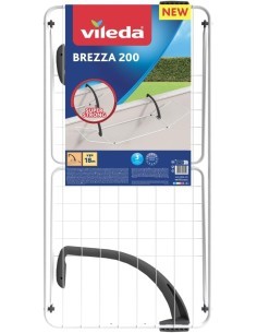 Vileda Brezza 200 – Stendibiancheria da Balcone con Bracci Regolabili