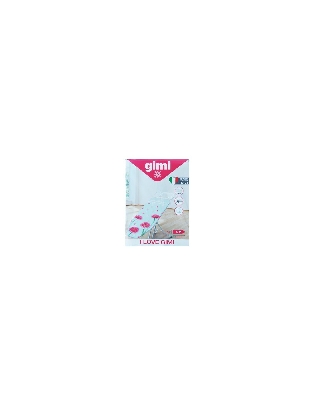 COPRIASSE DA STIRO "I LOVE" 126X48 CM GIMI su TreG Ingrosso
