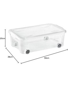 Tontarelli Contenitore Combi Box 59x38x20 cm Multicolore – Pratico e Resistente