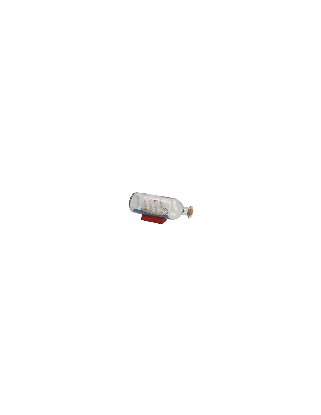 DECORAZIONE MARE BOTTIGLIA VETRO BARCA 20CM 512564 VACCHETTI su Tre...