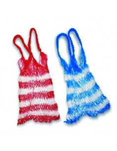 BORSA MARE IN RETE COLORI ASSORTITI su TreG Ingrosso