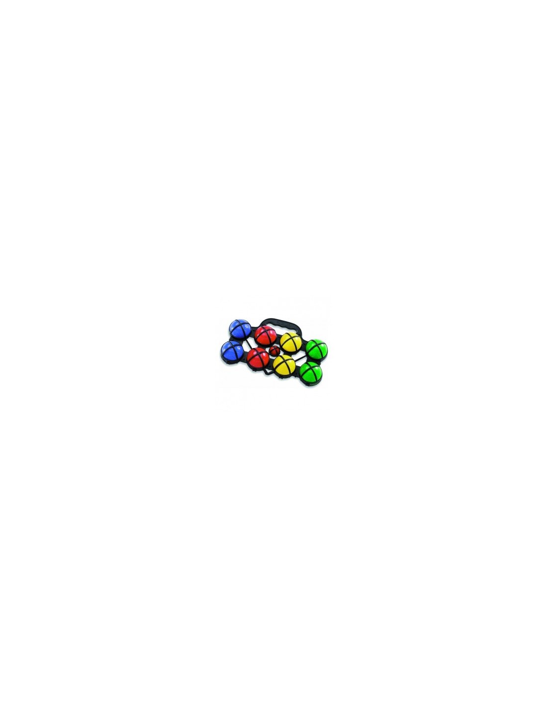 CONFEZIONE DA 8 BOCCE PLASTICA COLORATE D 8 CM su TreG Ingrosso
