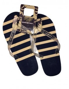 INFRADITO 5464 GOMMA RIGHE BLU/BEIGE TG ASS su TreG Ingrosso