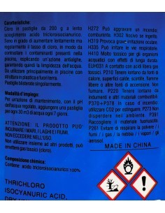 PASTIGLIE TRICLORO 90 5KG PER PISCINA su TreG Ingrosso