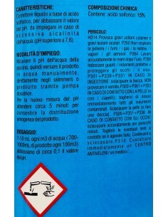 CORRETTORE LIQUIDO PH MENO 5KG PER PISCINA su TreG Ingrosso