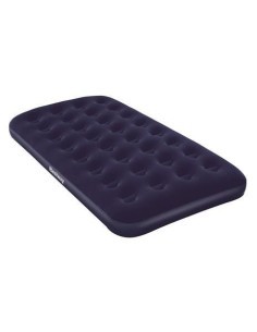 AIRBED BLU FLOCCATO SINGOLO PLUS 188X99X22