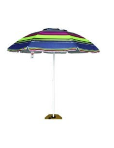 OMBRELLONE BU907 FORMENTERA 200/8 POLY/SILVER su TreG Ingrosso