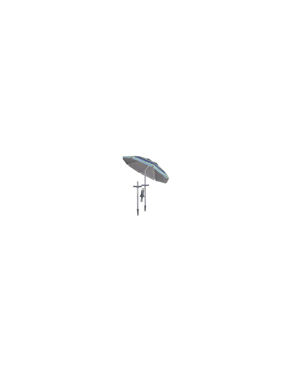 OMBRELLONE BU929 ALASSIO 240/8 POLY/SILVER su TreG Ingrosso