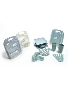SET PICNIC 97006 32PZ PER 6 PERSONE COLORI ASSORTITI su TreG Ingrosso