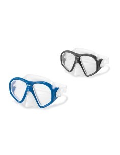 Maschera Reef Rider Intex, immersione sicura, bordatura anallergica, materiali di qualità, colori assortiti