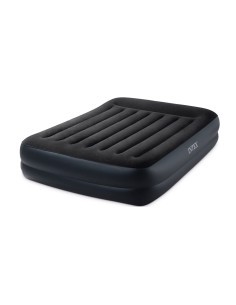 Materasso gonfiabile Intex Classic, cuscino incorporato, tecnologia Fiber-Tech, pompa elettrica, letto portatile, 272 kg