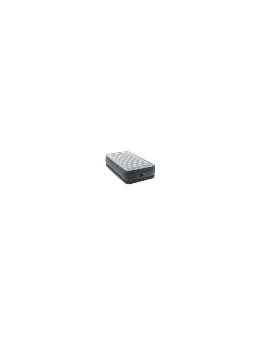 Materasso gonfiabile singolo, Intex 64412ND, Comfort Plush Elevated, 99x191x46 cm, pompa elettrica integrata, PVC resistente