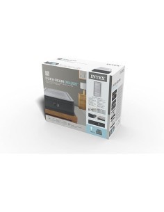 Materasso gonfiabile singolo, Intex 64412ND, Comfort Plush Elevated, 99x191x46 cm, pompa elettrica integrata, PVC resistente