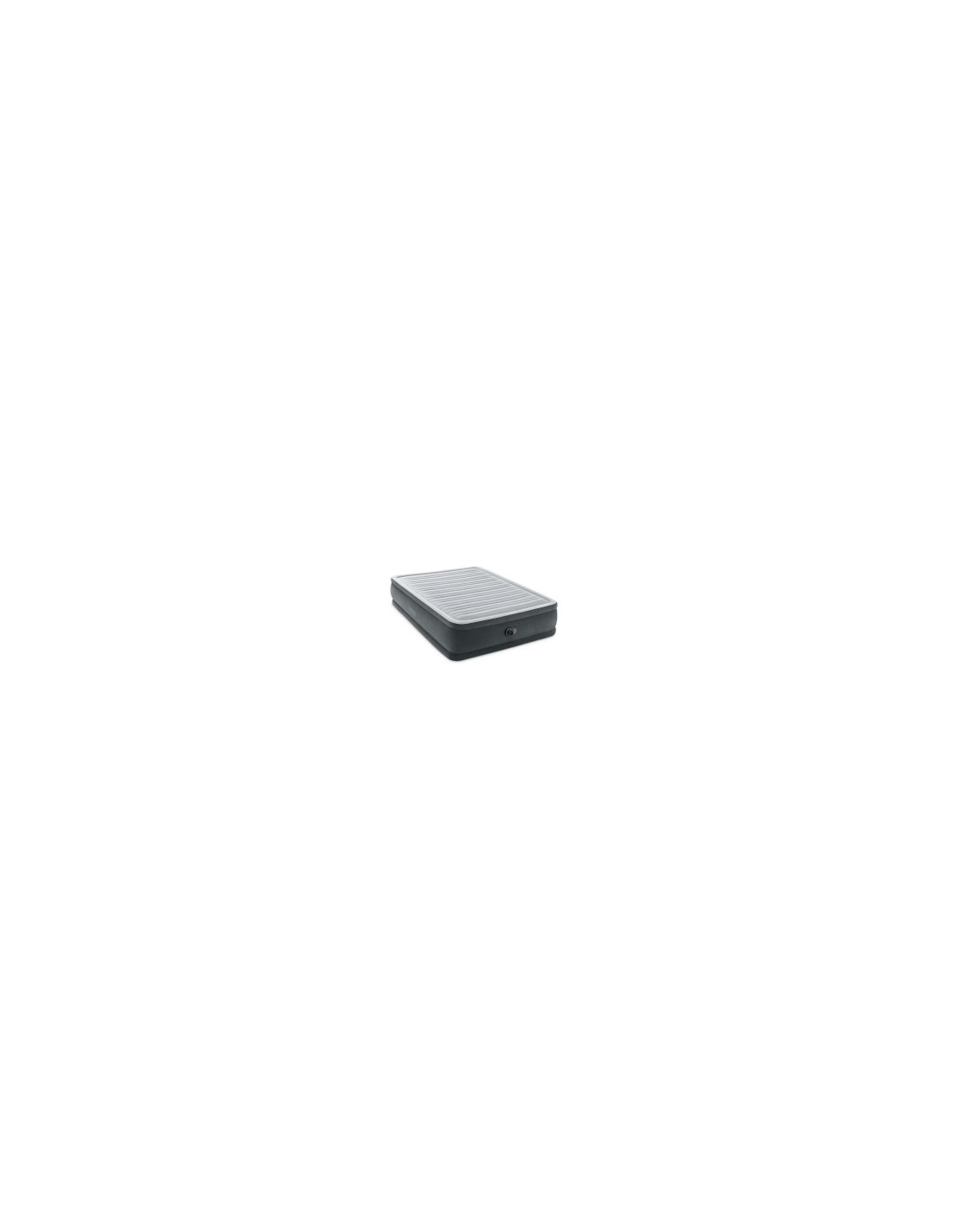 Materasso gonfiabile matrimoniale, Dura-Beam Comfort Plush, Intex, 152x203x46 cm, altezza 33-56 cm, Fiber-Tech