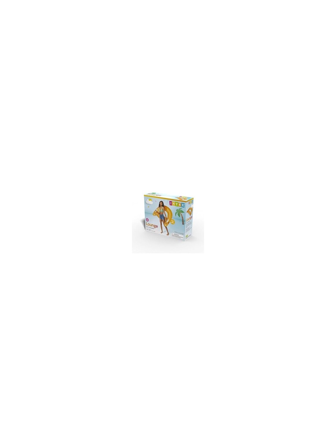 Poltrona gonfiabile Sit'n Float Intex , relax piscina, vinile resistente, portabibita, schienale, braccioli, estate