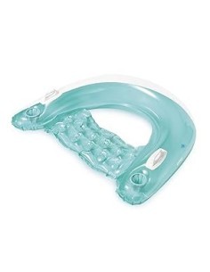 Poltrona gonfiabile Sit'n Float Intex , relax piscina, vinile resistente, portabibita, schienale, braccioli, estate
