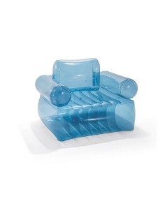 POLTRONA 66503 TRASPARENTE BLU 109X107X79CM
