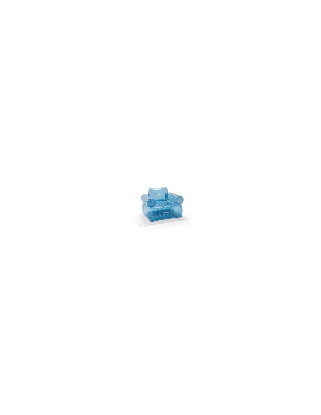 POLTRONA 66503 TRASPARENTE BLU 109X107X79CM