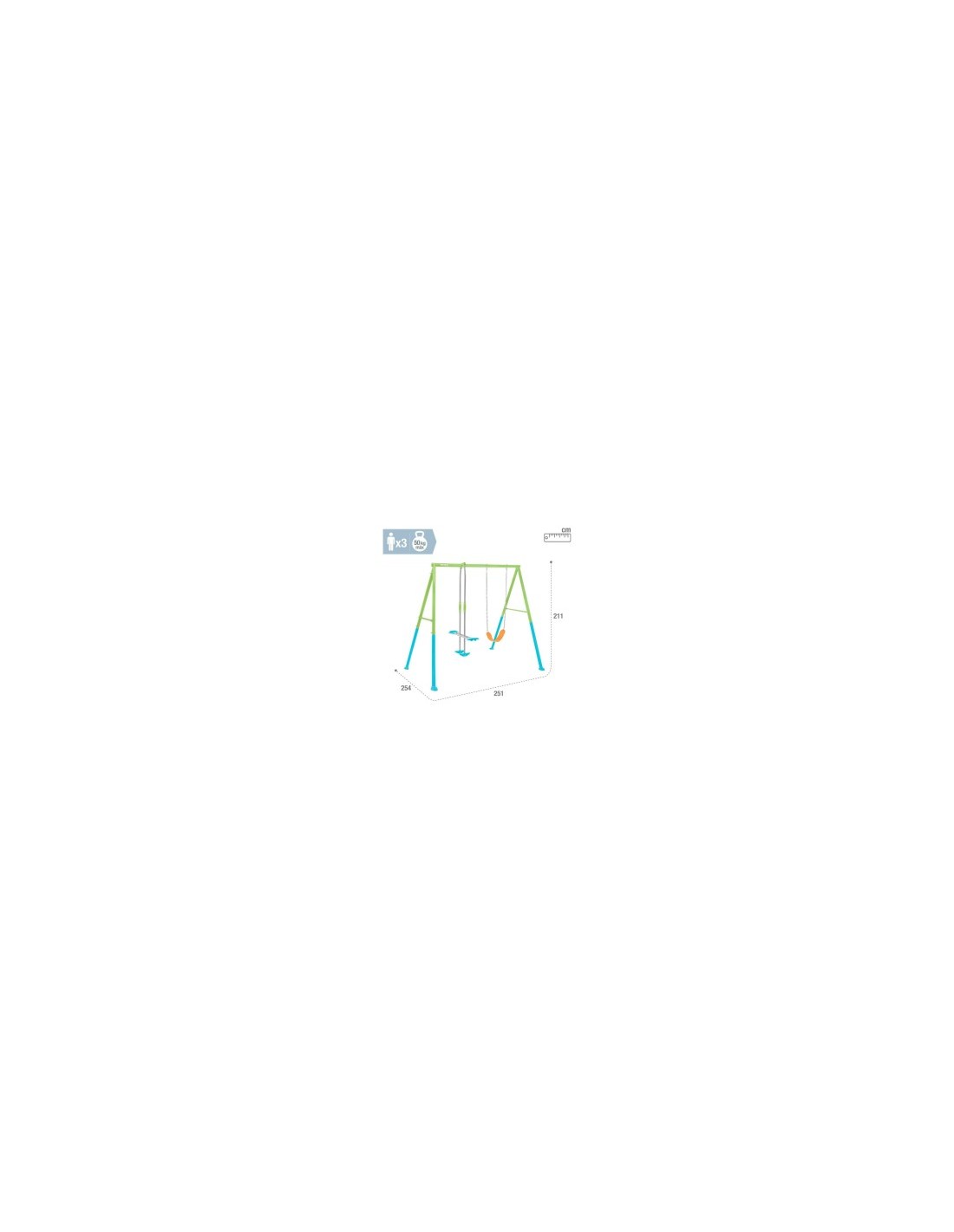 ALTALENA 44120 2 POSTI 251X254X211CM