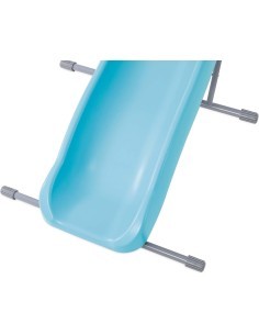 Scivolo da giardino per bambini, Intex 44106, acciaio e plastica, azzurro, robusto, 196x84x119 cm, età 3-10 anni