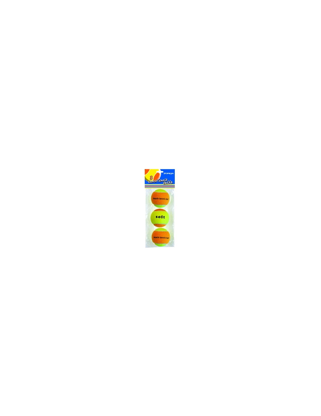 CONFEZIONE 3 PEZZI PALLINE DA BEACH TENNIS 203133 BEACH ART