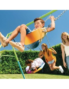 Altalena Intex  con Seggiolino e Dondolo Nido | Sicura e Resistente per Bambini 3-10 Anni