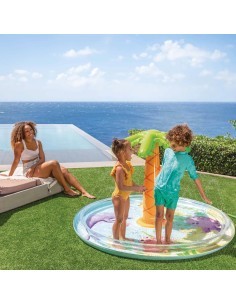 Piscina Gonfiabile Palma con Spruzzo 173x104 cm Intex