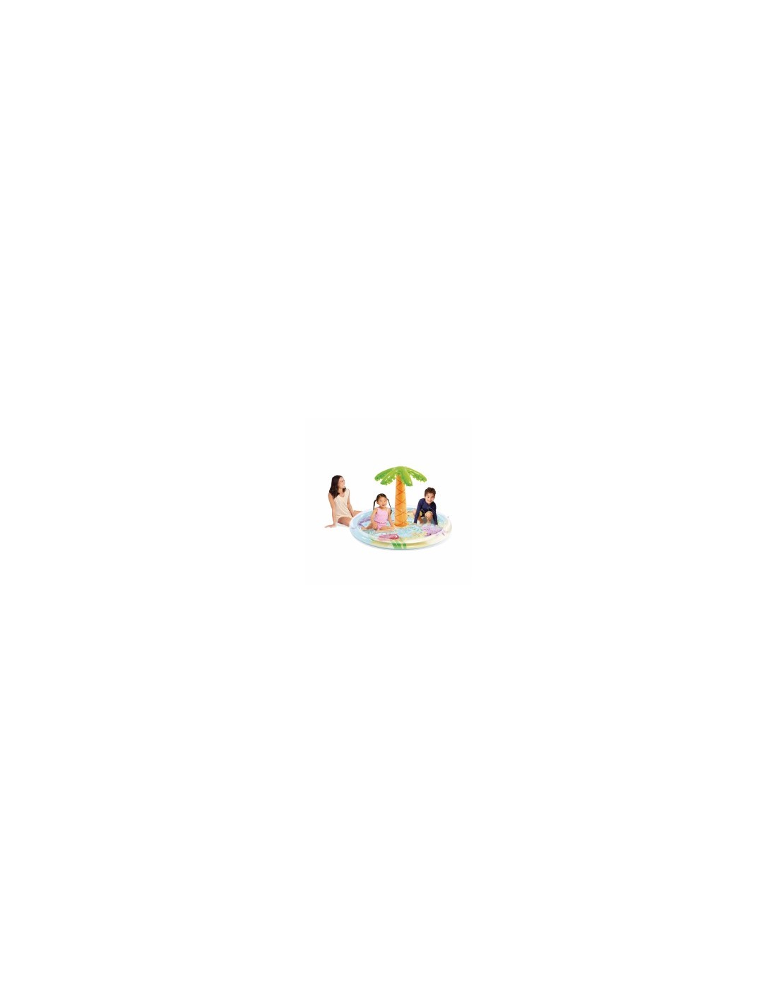Piscina Gonfiabile Palma con Spruzzo 173x104 cm Intex