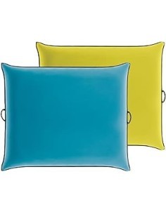 Materassino Sacco Gonfiabile Luxe Lounge, Poltrona Galleggiante per Casa e Piscina, 198x157 cm, Giallo o Blu