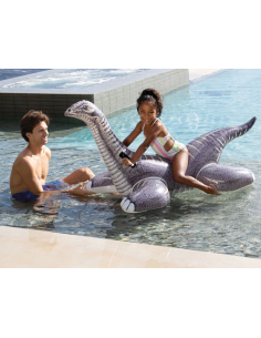 Cavalcabile Brontosauro Intex 178x94 cm, Gonfiabile per Bambini, Resistente e Sicuro, Perfetto per Mare e Piscina