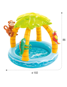 Piscina Baby Pool Palma 102x86 cm  Piscina per Bambini