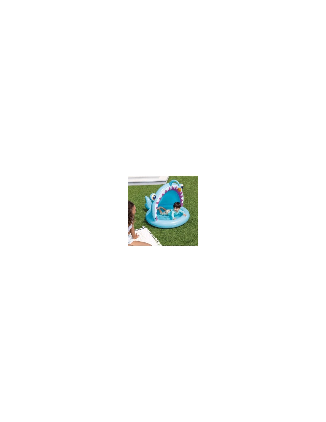 Piscina Baby Rana Pescatrice Gonfiabile 127x102x86 cm