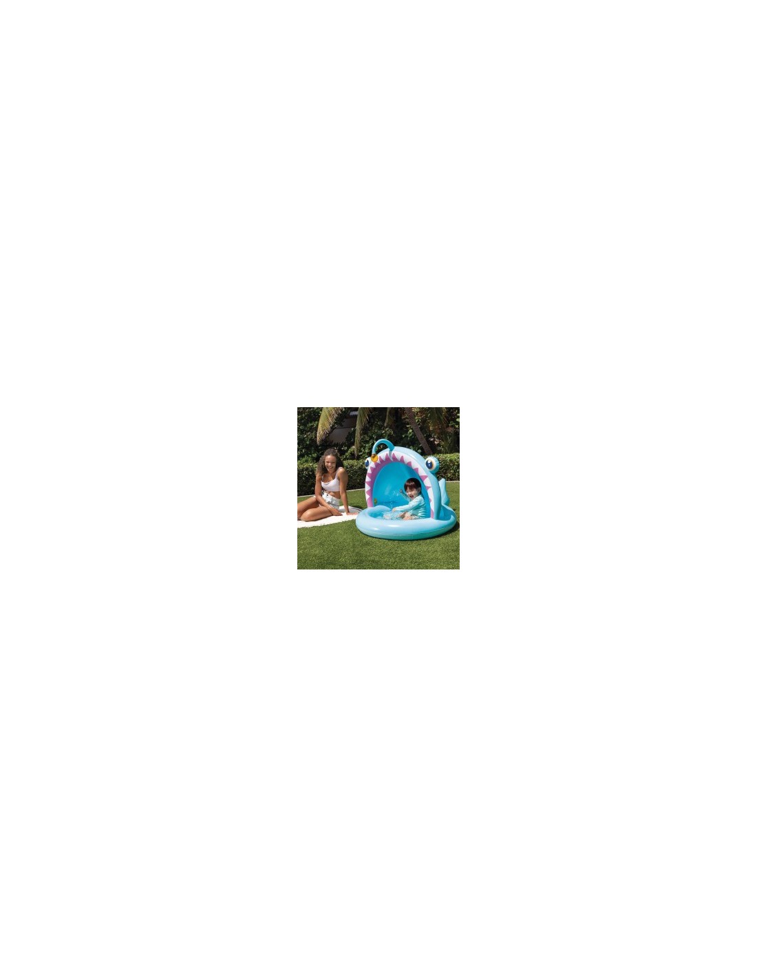 Piscina Baby Rana Pescatrice Gonfiabile 127x102x86 cm