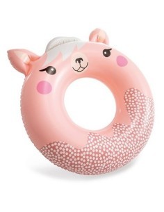 Salvagente Animaletti Carini 76 cm Intex, Galleggiante per Bambini, Piscina e Mare, Sicuro e Colorato