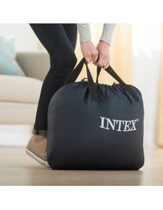 Intex Materasso Singolo Dura-Beam Supreme, 99x191x51 cm, Con Pompa Elettrica, Comfort e Stabilità, Vellutato